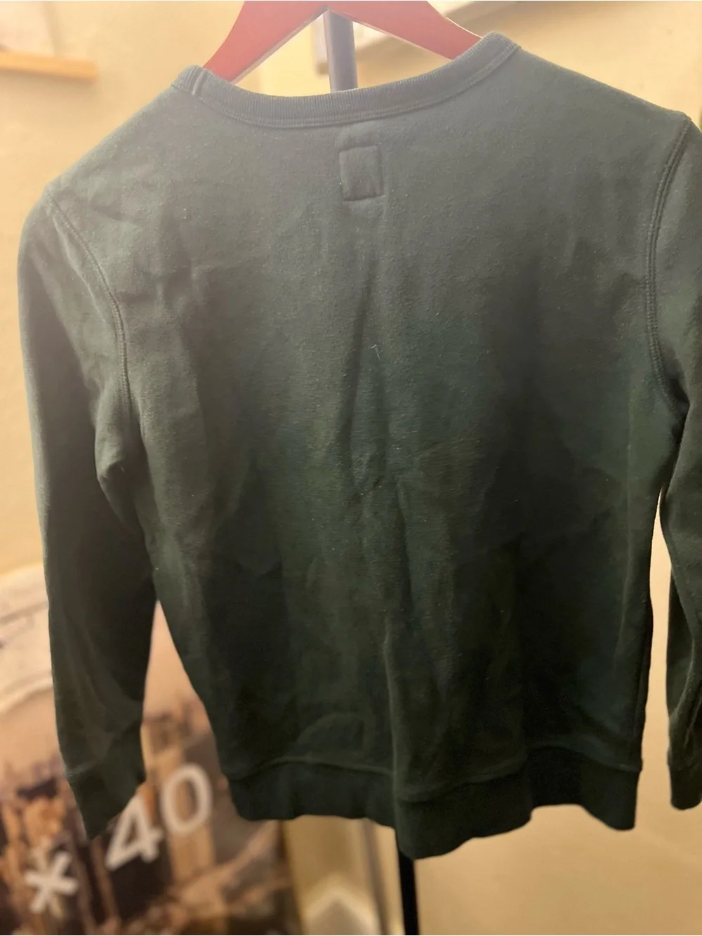GAP Dark Green Sweatshirt with Gold Logo